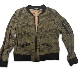 Dear John Women's Camouflage Bomber Jacket